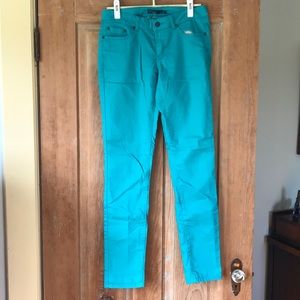 Prana Kara Jean teal size 6